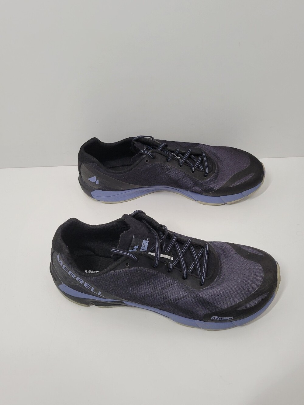 Merrell Bare Access Black Lilac Barefoot Trail Running Shoes Low Sneaker Women 9